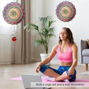 Wind Spinner Blossom Mandala Wind Spinners Outdoor 12inch 3D Stainless Steel Hanging Wind Sculptures Creates Holographic Effect. Kinetic Garden Decoration Yard Art Decor Worth Mandala Gifts by GreenHaven Gardens