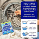 Dropps Odor & Stain Biobased Power Laundry Detergent Pods, Orange Blossom (64 Pods) - HE Compatible Laundry Pods for Fresh Clothes – Laundry Soap Supplies & Recyclable Paperboard Packaging by CozyNest Decor