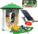 Bird Feeder with Camera, 2K HD AI Smart Identify BirdSpecies Video Camera with Solar Panel Outdoors Birdhouse with Cam, Instant Arrival Alerts, Capture BirdVideo Ideal Present for Bird Lover