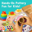 ROHSCE Ceramic Pottery Wheel Kit, Clay and Painting Set for Kids Creative Art Toys by TinyTreasures Baby Boutique