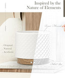 Essential Oil Diffuser, Aesthetic Ceramic Diffusers for Essential Oils,Ultrasonic 280ml Aroma Fragrance Diffuser with Cool Mist Humidifier Deffuser for Home,Office,Yoga,Bathroom,Modern Commercial by TinyTreasures Baby Boutique