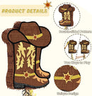WERNNSAI Western Cowgirl Boot Piñata - Cowboy Hat Pinata Game Western World Theme Party Decorations for Adults Kids Birthday Farm Horse Rodeo Party Supplies with Bat Blindfold by TinyTreasures Baby Boutique