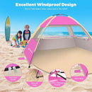 Venustas Beach Tent Sun Shelter for 3/4-5/6-7/8-10 Person, UPF 50+ UV Protection Beach Canopy, Lightweight and Easy Setup Cabana, Portable Shade Tent by TinyTreasures Baby Boutique