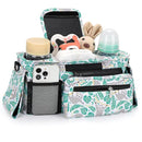 Accmor Universal Stroller Organizer with Insulated Cup Holder Detachable Phone Bag and Shoulder Strap,Stroller Bag Caddy Organizer Fits for Uppababy, Baby Jogger, Britax Strollers by TinyTreasures Baby Boutique