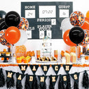 TONIFUL 4 Set Halloween Balloons Black Orange Confetti White Balloon Stand Centerpiece Table Decorations for Halloween,Celebration Party Bar,Anniversary,Graduation Decoration 2025 by TinyTreasures Baby Boutique