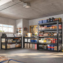 REIBII 3010LBS Storage Shelves 72" H Garage Shelving Heavy Duty Metal Shelving 5 Tier Adjustable Metal Shelves for Storage for Kitchen Pantry Warehouse Basement 72" H x 35.5" W x 16" D, 4 Pack by GreenHaven Gardens