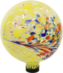 Sunnydaze 10-Inch Gazing Ball for Garden - Glass Gazing Globe for Outside - Garden Orb Yard Decor - Bright Summer Burst by CozyNest Decor