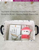 Rectangular Storage Basket Fabric Organizer Bin for Toys,Books,Clothes,Gifts,Pets-Perfect for Home,Office,Nursery,Dorm,Shelf(Rec Spaceships) by TinyTreasures Baby Boutique