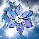 Stained Glass Window Hanging - Double-Layered Flowers Stain Glass Decoration Sun Catchers Indoor Window,Floral Suncatcher Gift for Mom Grandma Nana Aunt by GreenHaven Gardens