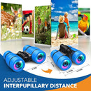 Toys for 3-7 Year Old Boys: LET'S GO! Binoculars for Kids with Bird Watching Manual Easter Birthday Gifts for 4 5 6 7 8 Year Old Boy Girls Outdoor Toy for Kid Ages 5-7 Toddler Camping Telescope by TinyTreasures Baby Boutique