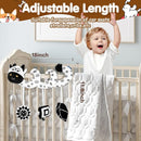Car Seat Toys for Babies 0-6 Months,Hanging Rattle Toys for Crib Mobile, Baby Spiral Hanging Stroller Black and White High Contrast Toys for Newborn 0 3 6 9 12 Months Baby Boys Girls (Cow) by TinyTreasures Baby Boutique