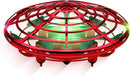 Force1 Scoot Hand Operated Drone for Kids or Adults - Hands Free Motion Sensor Mini Drones, Easy LED Indoor Rechargeable UFO Toy Flying Orb Ball Drone Toys for Boys and Girls (Red) by TinyTreasures Baby Boutique