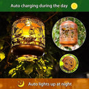 Gnomes Solar Lanterns Outdoor Waterproof,Hanging Solar Lights Gnome Gifts for Women Metal LED Decorative Light for Yard,Patio,Lawn,Tabletop,Pathway,Landscape,Garden Gnomes Decor by CozyNest Decor