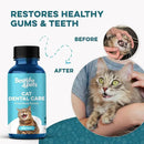 Cat Bad Breath & Oral Health Remedy, Natural Dental Care Cats Teeth, Mouth and Gums, Easy to Use Daily Supplement for Stomatitis, Gingivitis, Plaque & Tartar Control for Cats, 800 Small Pills by CozyNest Decor