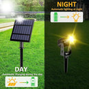 T-SUN Solar Spotlights, 4-in-1 Solar Landscape Spot Lights Outdoor Waterproof Auto ON/Off 5W Separate Solar Panel LED Lights, Solar Lights for Garden, Yard, Driveway, Pool Area(Warm White-3000K) by GreenHaven Gardens