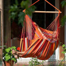 LA SIESTA® - Medium Basic Domingo Hammock Swing Chair & CasaMount - Weather & Tear Resistant Hanging Chair - Outdoor Indoor Hammock Chair w/Suspension Kit for Walls Ceilings Square Beams - Toucan by GreenHaven Gardens