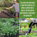 No-Till Farm and Garden Cover Crop Mix Seeds - 25 Lbs Bulk - Blend of Gardening Cover Crop Seeds: Hairy Vetch, Daikon Radish, Forage Collards, Triticale, More by GreenHaven Gardens
