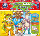 Orchard Toys Moose Games Times Tables Heroes. an exciting Multiplication Game, Superhero Play. for Ages 6-9 and for 2-4 Players by TinyTreasures Baby Boutique