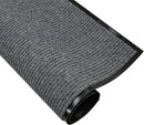 fani Heavy Duty Large Outdoor Indoor Entrance Doormat Waterproof Low Profile Entrance Rug Front Door Mat Patio Anti-Skid Rubber Back, 31x47 inch (Light Grey) by GreenHaven Gardens
