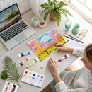 Shuttle Art Watercolor Paint Set, 15 Colors Watercolor Paint in Tubes (12ml Each) with 3 Brushes, Rich Pigments, Easy to Blend, Perfect for Kids, Artists, Beginners, Students by TinyTreasures Baby Boutique