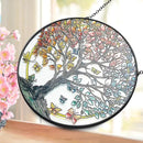 Tree of Life Garden Sun Catcher, Stained Glass Window Hanging, Suncatchers for Windows Hanging, for Friends, Family, and Women 6.31 * 6.31 by GreenHaven Gardens