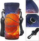 RICHEN Neoprene Water Bottle Carrier Bag with Adjustable Shoulder Strap,Insulated Water Bottle Cover for Stainless Steel/Glass/Plastic Bottles by TinyTreasures Baby Boutique