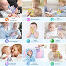 BLOOBLOOMAX Sock rattles for Babies 0-24 Months Baby Animal Foot Finder Educational Toys by TinyTreasures Baby Boutique