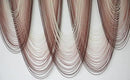 IOWER Macrame Wall Hanging Pink Dip-Dyed Large Macrame Wall Decor For Living Room Boho Fiber Art 57" W x 41" L by CozyNest Decor