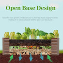 6x3x2 ft Raised Garden Bed, Large Metal Planter Raised Beds, Planters for Outdoor Plants for Vegetables, Flowers, Herbs, Fruits, and Succulents.(2 Pcs) by CozyNest Decor