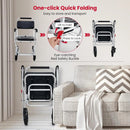 Pitts Foldable Elderly Shower Commode Wheelchair