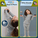 Door Knob Safety Cover for Toddlers (6 Pack) Hard-to-Remove Dual-Lock Door Handle Covers for Toddlers - Reusable Baby Proof Door Knob Locks - Installs Easily, No Tools Needed (Black) by TinyTreasures Baby Boutique