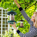Pack of 2 Bird Feeder for Outdoor Hanging. Green by CozyNest Decor