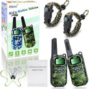 Toys for Boys Walkie Talkies for Kids 6 7 8 Year Old Boy Pretend Play Police Military Spy Hunt Camp Outdoor Toys for Kids Birthday Present Boys Gifts (Green Green) by TinyTreasures Baby Boutique