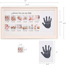 Lucky Tree Infant/Baby Keepsake Frames: Capture 12 Newborn Handprints in Photos by TinyTreasures Baby Boutique