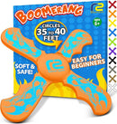 Refresh Sports Soft Boomerang - Best Gifts for Boys & Girls - Fun Kid Stocking Stuffers & Holiday Presents - Outdoor Toys & Birthday Party Favors - Goodie Bag Easter Basket Stuffers for Kids by TinyTreasures Baby Boutique