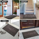 Yimobra Welcome Mat Outdoor, 36x24 Waterproof Door Mat Outside Entrance, All-Weather Non Slip Front Door Mat, Low-Profile Entryway Mat Indoor, Porch and Patio, Brown by CozyNest Decor