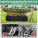 8×4×2ft Galvanized Metal Raised Garden Bed, Metal Planter Kit Box Outdoor for Deep-Rooted Vegetables, Flowers, Green and Herbs by GreenHaven Gardens