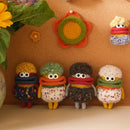 Beegofly Crochet Kits, Crochet Monsters Kit for Experienced Adults and Kids,with Step-by-Step Video Tutorials,Airpods Storage Bag,Handmade Gift,Original Sausage Mouth Monster Egg Bags (Orange) by TinyTreasures Baby Boutique