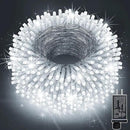 KNONEW 197FT 500 LED Christmas Lights Outdoor String Lights 8 Modes & Memory Fairy Light Plug in Waterproof LED String Lights for Xmas Yard Tree Wedding Party Holiday Decorations (Cool White) by GreenHaven Gardens