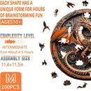 Wooden Puzzles for Adults, Mechanical Dragon Wooden Jigsaw Puzzles for Adults, Wood Puzzles Adult, Unique Animal Shape, Gifts for Friends and Family, Wall Art Canvas Puzzle (M -11.4*11.3in -200 pcs) by TinyTreasures Baby Boutique