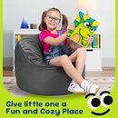 Hobestluk Bean Bag Chairs 2.5FT Bean Bag Chair with Memory Foam Filled & Machine Washable Cover,Beanbag Chair, Small Bean Bag Chairs for Playroom, Living Room, Bedroom by CozyNest Decor