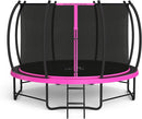 BCAN 8FT 10FT 12FT 14FT 15FT 16FT Recreational Trampoline with Enclosure for Kids Adults, ASTM Approved, Outdoor Trampolines with Ladder for Kids by TinyTreasures Baby Boutique