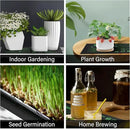 iPower 10" x 20.75" Waterproof Durable Seedling Heat Mat with Digital Thermostat Control Warm Hydroponic Plant for Indoor Gardening Germination Starting by GreenHaven Gardens