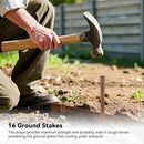 Worth Galvanized Steel Landscape Edging 10" x50' Metal Garden Edging Roll Flexible Bender Border with 16Pcs Stakes for Lawn, Flower Bed Edges, Rust-Like Color by GreenHaven Gardens