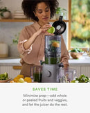 Nama J2 Cold Press Juicer – Self Feeding for Hands-Free Operation with Wide Mouth Hopper for Whole Recipe Loading, Zero Waste Masticating Juicer For More Juice, Less Pulp – Easy Cleanup & Assembly by CozyNest Decor