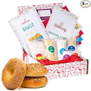 Baketivity Kids Baking Set, Meal Cooking Party Supply Kit for Teens, Real Fun Little Junior Chef Essential Kitchen Lessons, Includes Pre-Measured Ingredients (Baketivity Kit, Bagels) by TinyTreasures Baby Boutique