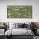 SIGNWIN 36"x72" Extra Large Framed Wall Art Medieval Fantasy Forest with Woodland Animals, Storybook-Inspired Scene for Home Living Room Bedroom Decor (Frame Assembly Required) by CozyNest Decor