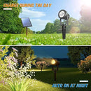 APONUO Solar Spot Lights Outdoor 4-in-1 Solar Landscape Lights Dusk to Dawn Solar Uplights IP65 Waterproof 9.8ft Cable Outdoor Spot Lights for Yard Pathway Garden Tree Decoration (Warm White) by GreenHaven Gardens