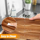 Bellsal Bamboo Silverware Organizer, 12"x15.7" Utensil Holder Cutlery Tray with Grooved Drawer Dividers for Kitchen Flatware, Bedroom, Office (7 Slot, Acacia) by CozyNest Decor