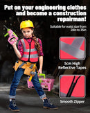 Deejoy Tool Set with Tool Box & Electronic Toy Drill, Pretend Play Kids Construction Kits for Kids Ages 3-5 Years Old, Toddler Tool Set(Pink) by TinyTreasures Baby Boutique